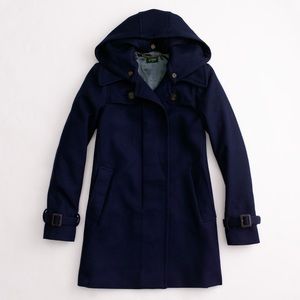 JCrew Factory Duffle Wool Coat Size 0